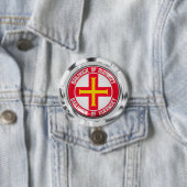 Guernsey Round Emblem Button (Beispiel)