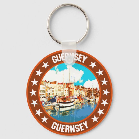 Guernsey Schlüsselanhänger (Vorderseite)