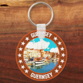 Guernsey Schlüsselanhänger (Rückseite)