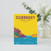 Guernsey Staat Park Wyoming Vintag Postkarte (Stehend Vorderseite)