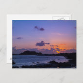 Guernsey Sunset Postkarte (Vorne/Hinten)