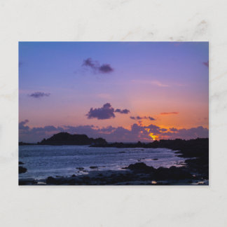 Guernsey Sunset Postkarte