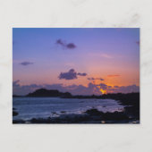 Guernsey Sunset Postkarte (Vorderseite)