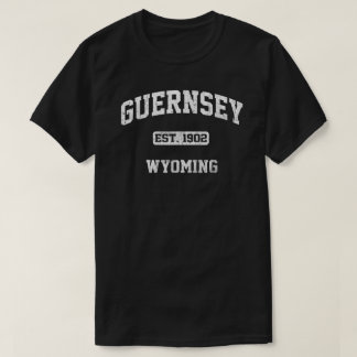 Guernsey Wyoming Wy Vintage State Athletic Stil T-Shirt
