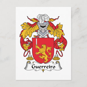 Guerreiro Familienwappen Postkarte