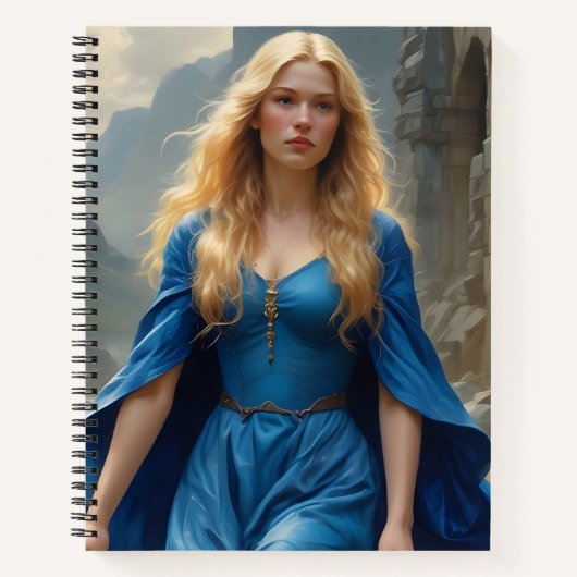 Guerrera de Azul Notizblock (Vorderseite)