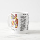 Guerrero-Familien-Wappen Tasse (Vorderseite Links)