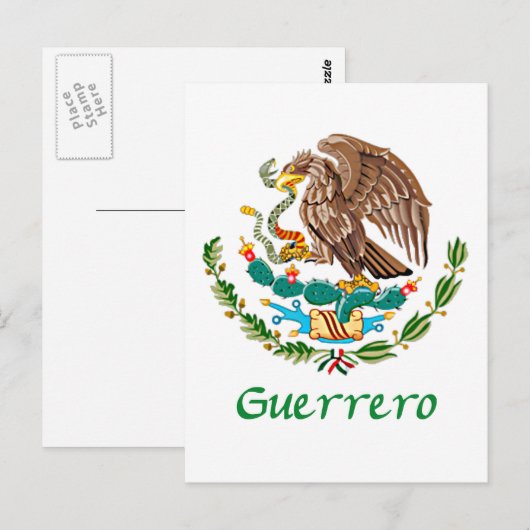 Guerrero Mexican Eagle Postkarte (Vorne/Hinten)