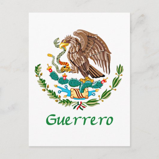 Guerrero Mexican Eagle Postkarte (Vorderseite)