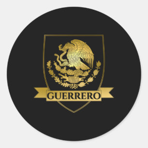 Guerrero Mexico Wappen Runder Aufkleber