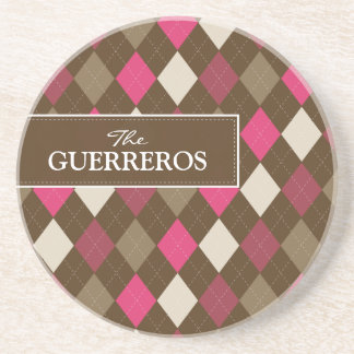 Guerreros Rosa-/Schokoladen-Untersetzer Sandstein Untersetzer