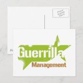 Guerrilla Management Logo 2 Postkarte (Vorne/Hinten)