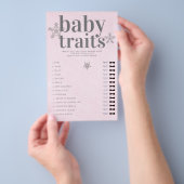 Guess Baby Features Dusche Spiel Pink Winter Girl Flyer (Handgriff)