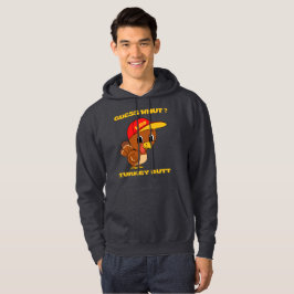 GUESS MIT ?TÜRKEY HINTERN lustiger Erntedank Hoodie