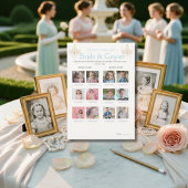 Guess the Age Bridal Shower Fancy game card Einladung