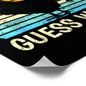 Guess What_ Chicken Butt! Farm Joke Funny Chickens Poster (Ecke)