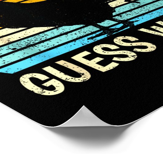 Guess What_ Chicken Butt! Farm Joke Funny Chickens Poster (Ecke)