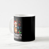Guess What Reindeer Butt Funny Christmas Men Reind Kaffeetasse (Vorderseite Links)