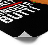 Guess What Reindeer Butt Funny Christmas Men Reind Poster (Ecke)