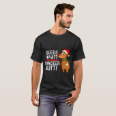 Guess What Reindeer Butt Funny Christmas Men Reind T-Shirt (Vorne ganz)