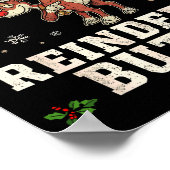Guess What Reindeer Butt Funny Christmas Poster (Ecke)