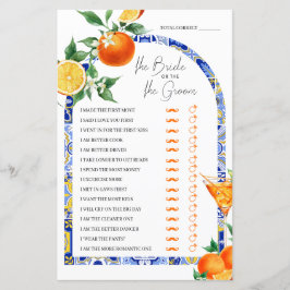 Guess Who Spritz Mediterranes Brautparty