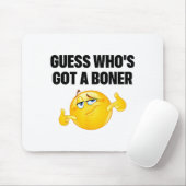 Guess Who's Got A Cheeky Joke Sarcastic Adult  Mousepad (Mit Mouse)