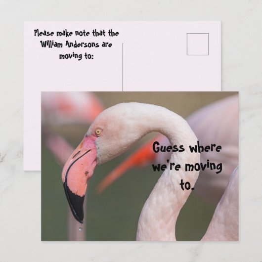 GUESS WO RELOCATION CARD POSTKARTE (Vorne/Hinten)