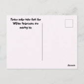 GUESS WO RELOCATION CARD POSTKARTE (Rückseite)