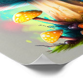 Guessowii Amanita Muscaria Poster (Ecke)