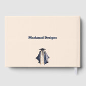 Guest Book-Custom Name & Class Year Keepsake Gästebuch (Rückseite)