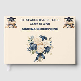 Guest Book-Custom Name & Year Keepsake Gästebuch