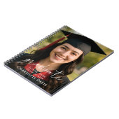 Guest book graduation party photo script notizblock (Linke Seite)