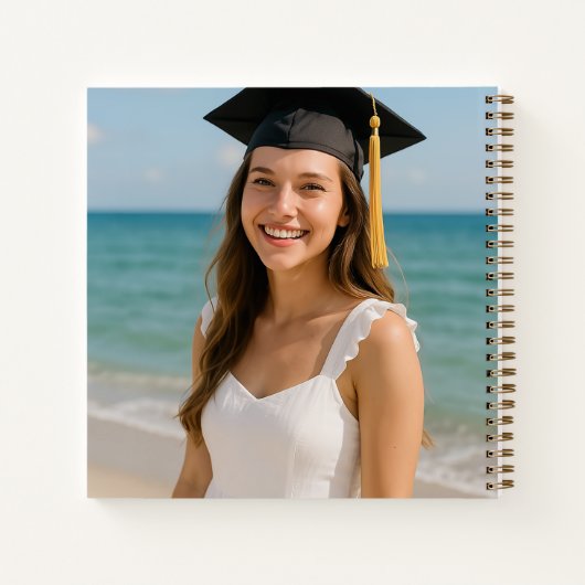 Guest book graduation photo script  notizblock (Rückseite)