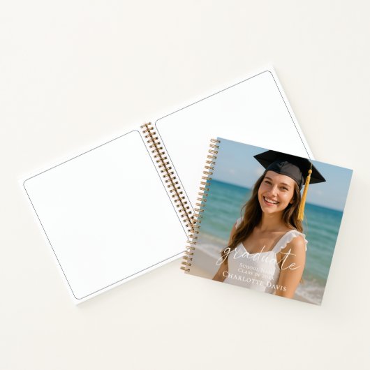 Guest book graduation photo script notizblock (Innenseite)
