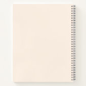 Guest Book lavender champagne floral wedding Notizblock (Rückseite)