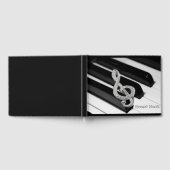 Guest Book Music Piano Gästebuch (Voll)