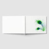 Guest Book-Peacock Feathers Gästebuch (Voll)