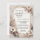 Guest Fabric Velvet Lace Linen Paper Brautparty Einladung (Vorderseite)