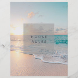 Guest House Airbnb Welcome Book Dividers