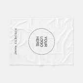 Guest House Hotel Hostel Logo Modern Simple Design Fleecedecke (Vorderseite (Horizontal))