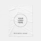Guest House Hotel Hostel Logo Modern Simple Design Fleecedecke (Vorderseite)