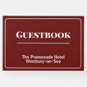Guest House oder Hotel Guestbook Gästebuch (Vorderseite)