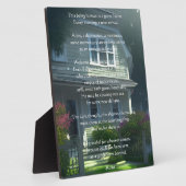 Guest House Rumi Poem Tabletop Fotoplatte (Seite)