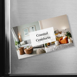 Guest House Vacation Rental Airbnb Magnetische Visitenkarte