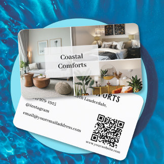 Guest House Vacation Rental QR Code Visitenkarte