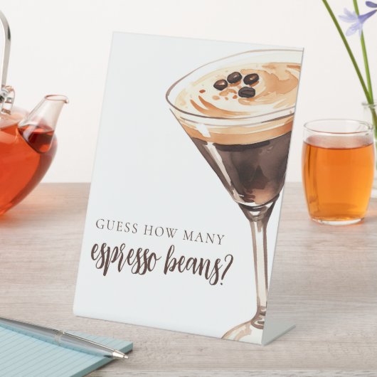 Guest How many Espresso Martini Brautparty Sockelschild (In Situ)