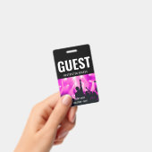 Guest Individuelle Name All Access Pass KonzertBel Ausweis (Handheld)