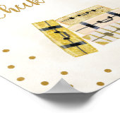 Guest Karo-in-Brautparty-Signierung Poster (Ecke)