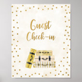 Guest Karo-in-Brautparty-Signierung Poster (Vorne)